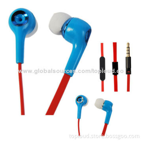 Earphones for iPhone, OEM Orders Welcomed, 3.5mm Jack, Microphone